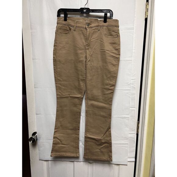 NWT $49 Macy's STYLE & CO Pants Women's Size 10P 10 Petite Tan Boot Tag BKH-C - Picture 2 of 12